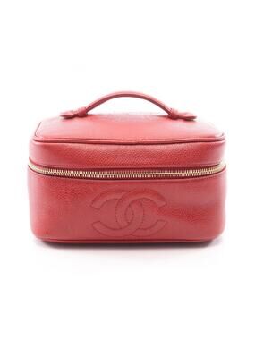 Chanel Coco Mark Vanity Handbag Grained #300176C61B